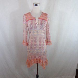 Sun &  Shadow Women's Small Peach Floral